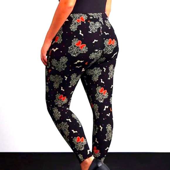 🎃NWT VINTAGE TORRID LEGGING HALLOWEEN LEGGING, MINNIE MICKEY MOUSE DISNEY - Picture 2 of 10
